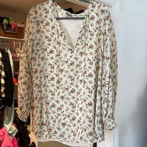 Show Me Your Mumu Floral tan tunic